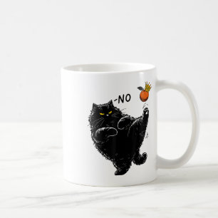 Keine Könige in Amerika Schwarze Katze Kaffeetasse