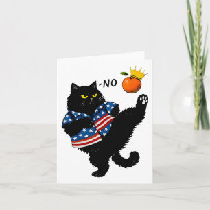 Keine Könige in Amerika Schwarze Katze Wir Mensche Karte