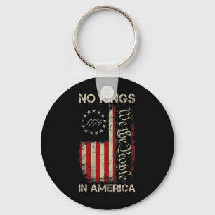 Keine Könige in Amerika seit 1776 amerikanische Fl Schlüsselanhänger