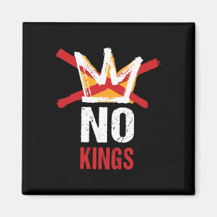 Keine Könige in Amerika seit 1776 Anti-Monarchie-O Magnet