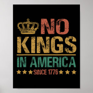 Keine Könige in Amerika seit 1776 Anti-Trump Lusti Poster