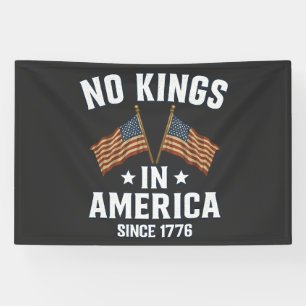 Keine Könige in Amerika seit 1776 Banner