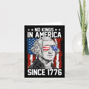 Keine Könige in Amerika seit 1776 Flag Amerika 1 Karte