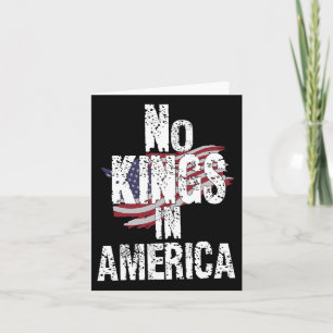 Keine Könige in Amerika seit 1776 Flagge in den US Karte