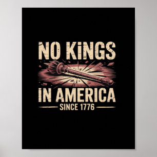 Keine Könige in Amerika seit 1776 King Free Classi Poster