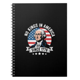 Keine Könige in Amerika seit 1776 Lustige Freiheit Notizblock
