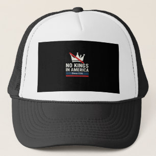 Keine Könige in Amerika seit 1776 Patriotic Graphi Truckerkappe