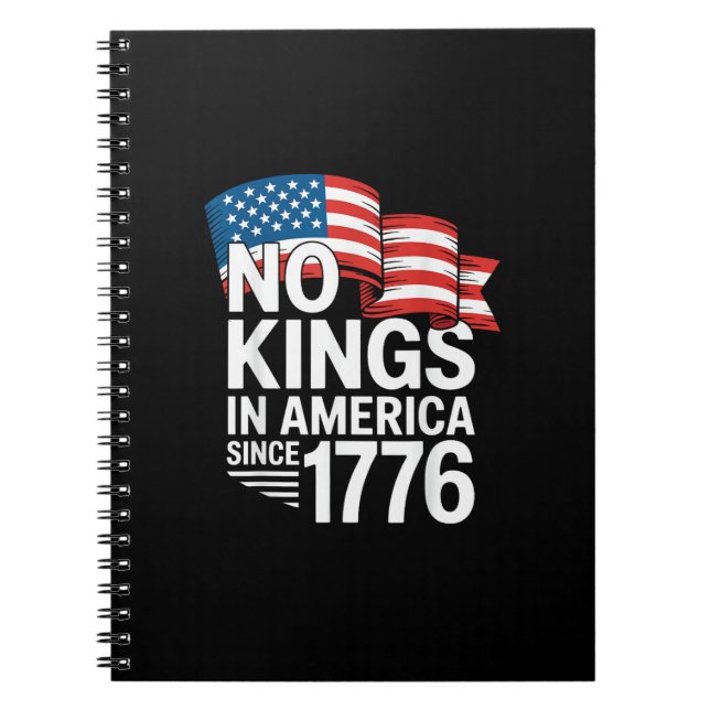 Keine Könige in Amerika seit 1776 Protest Kreative Notizblock (Vorderseite)