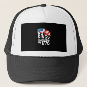 Keine Könige in Amerika seit 1776 Protest Kreative Truckerkappe