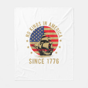 Keine Könige in Amerika seit 1776 US-Flagge Patrio Fleecedecke