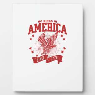 Keine Könige in Amerika seit 1776 USA Adler Fotoplatte