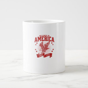 Keine Könige in Amerika seit 1776 USA Adler Jumbo-Tasse