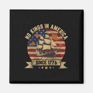 Keine Könige in Amerika seit 1776 Vintages Patriot Magnet
