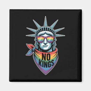 Keine Könige in Amerika Statue des Freiheitsstolze Magnet