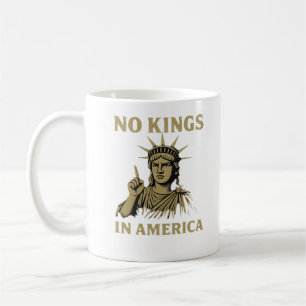 Keine Könige In Amerika Statue Des Protesttags Kei Kaffeetasse