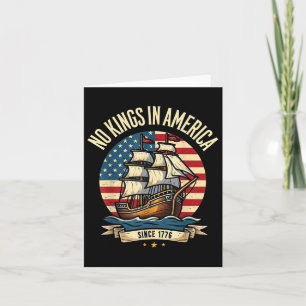 Keine Könige in Amerika stören das amerikanische F Karte