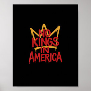 Keine Könige In Amerika Street Art Politisch Kreat Poster