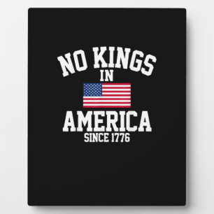 Keine Könige in Amerika USA-Flagge Retro Cooler St Fotoplatte