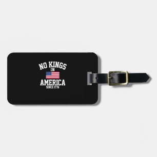 Keine Könige in Amerika USA-Flagge Retro Cooler St Gepäckanhänger