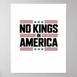 Keine Könige in Amerika USA Kreativer Stil Poster