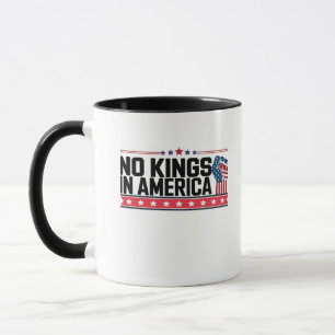 Keine Könige in Amerika USA Minimal Clean Tasse