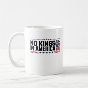 Keine Könige in Amerika USA Patriotischer Stil Kaffeetasse