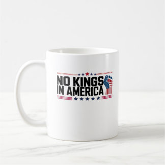 Keine Könige in Amerika USA Patriotischer Stil Kaffeetasse