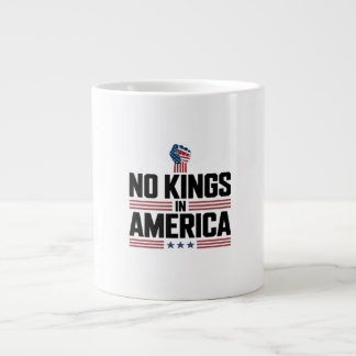 Keine Könige in Amerika USA Retro Klassiker Jumbo-Tasse