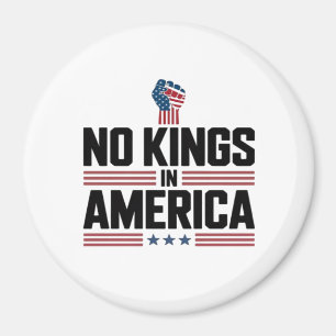 Keine Könige in Amerika USA Retro Klassiker Magnet