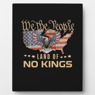 Keine Könige In Amerika We The People Kreativer St Fotoplatte