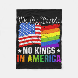 Keine Könige in Amerika Wir, das politische Shirt  Fleecedecke