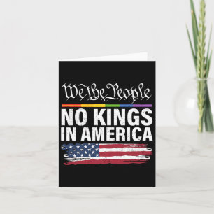 Keine Könige in Amerika Wir, das politische Shirt  Karte