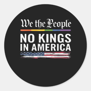 Keine Könige In Amerika Wir, Das Volk Politisch Am Runder Aufkleber