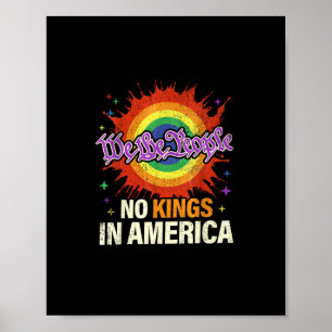 Keine Könige In Amerika Wir Das Volk Politisch Ret Poster