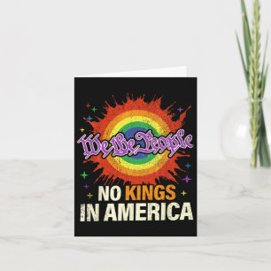 Keine Könige in Amerika Wir, das Volk politische V Karte