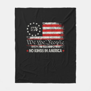 Keine Könige In Amerika Wir Das Volk Retro Cool Fleecedecke
