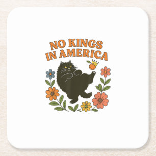 Keine Könige In Amerika Wir Das Volk Retro Für Mäd Rechteckiger Pappuntersetzer