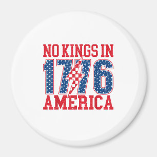 Keine Könige In Amerika Wir, Das Volk Vintage Magnet