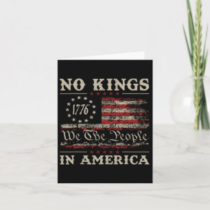 Keine Könige in Amerika Wir, die Menschen 1776 pol Karte