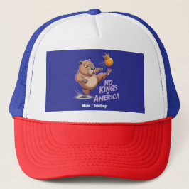 Keine Könige in Amerika Wir haben das Volk politis Truckerkappe