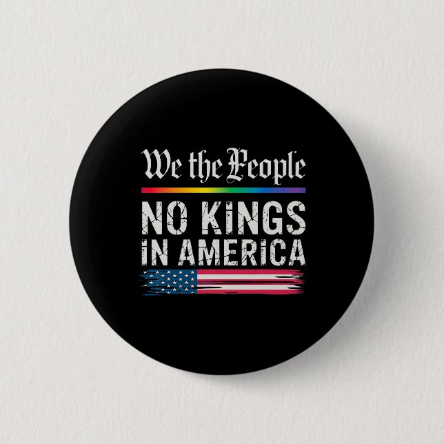 Keine Könige in Amerika Wir Menschen 1 Button (Vorderseite)