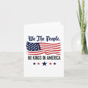 Keine Könige in Amerika Wir Menschen Karte