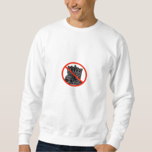 Keine Könige in den USA Amerika sagt Nein König Kl Sweatshirt