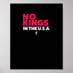 Keine Könige in den USA Trendige Grafik Poster