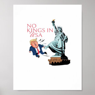 Keine Könige In USA-Statue, die Fump Classic rauss Poster