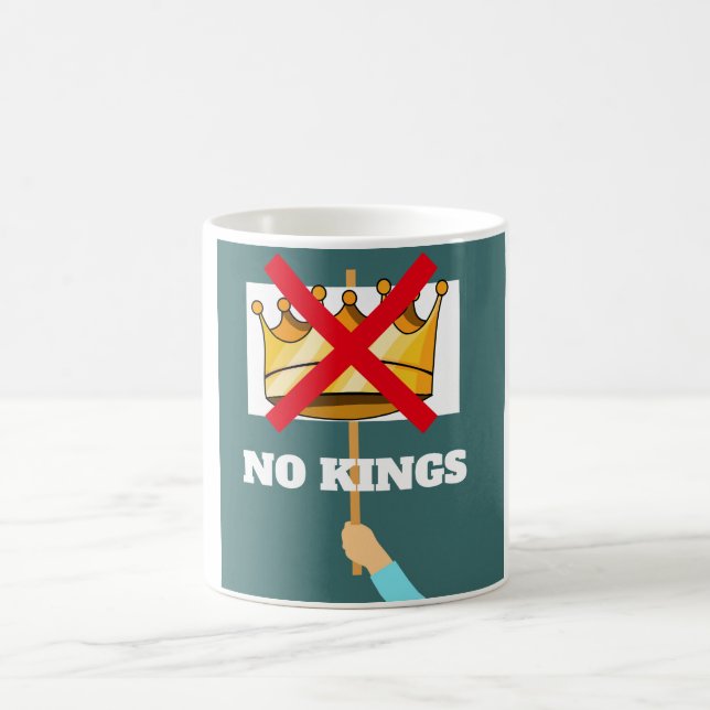 Keine Könige Kaffeetasse (Mittel)