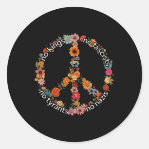 Keine Könige Keine Faschisten Keine Tyrannen Keine Runder Aufkleber