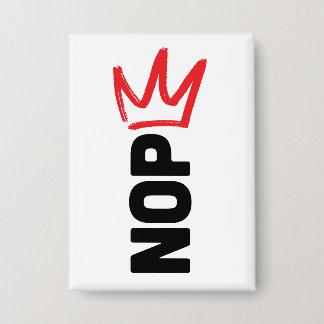 Keine Könige Knopf Button