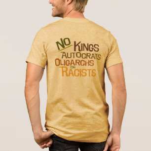 Keine Könige — Männer Crew-Neck-T-Shirt Tri-Blend Shirt