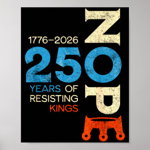Keine Könige marschieren 28 2026 Protestschild Poster